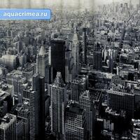 Шторка в ванную комнату, фотопечать "НЬЮ ЙОРК"